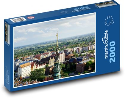 Poľsko - mesto Gdansk - Puzzle 2000 dielikov, rozmer 90x60 cm 