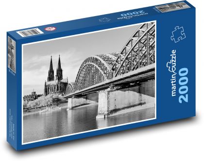 Kolín nad Rýnom - Nemecko - Puzzle 2000 dielikov, rozmer 90x60 cm 