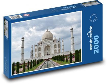 Taj Mahal - Agra, Indie - puzzle 2000 dílků