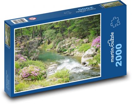Potok. - Puzzle 2000 dielikov, rozmer 90x60 cm 