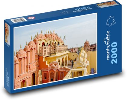 Jaipur - Radżastan, Indie - Puzzle 2000 elementów, rozmiar 90x60 cm