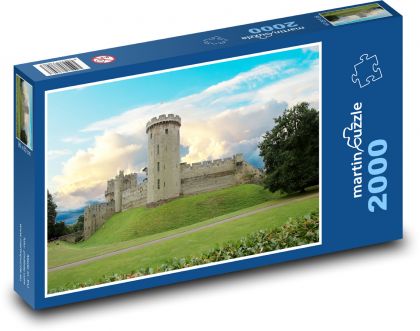 Warwick - Twierdza, Anglia - Puzzle 2000 elementów, rozmiar 90x60 cm