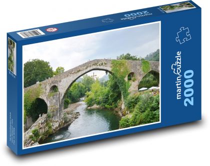 Brücke über den Fluss - Spanien - Puzzle - 2000 Teile