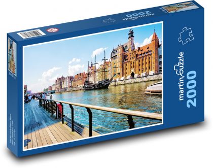 Gdańsk - Polska - Puzzle 2000 elementów, rozmiar 90x60 cm