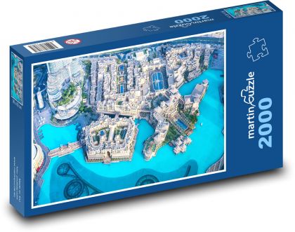 Dubaj - turistické atrakce - puzzle 2000 dílků