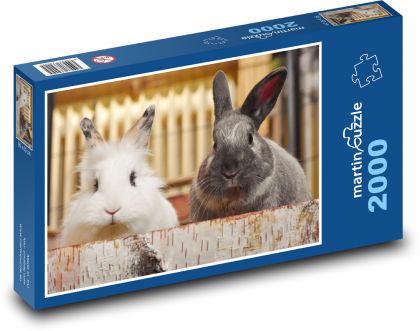 Králíci domácí - puzzle 2000 dílků