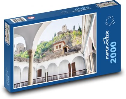 Alhambra - Granada, Hiszpania - Puzzle 2000 elementów, rozmiar 90x60 cm
