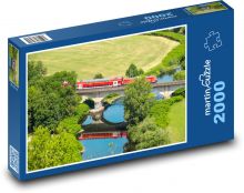Train - Bridge Puzzle 2000 pieces - 90 x 60 cm