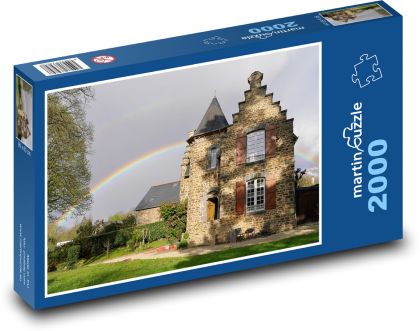 Starý dům - Puzzle 2000 dílků, rozměr 90x60 cm