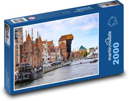 Gdansk Poland - Puzzle 2000 pieces, size 90x60 cm 