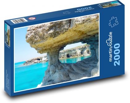 Cypr - jaskinie - Puzzle 2000 elementów, rozmiar 90x60 cm