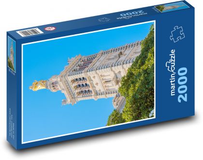 Notre Dame de la Garde - pútnický kostol - Puzzle 2000 dielikov, rozmer 90x60 cm 