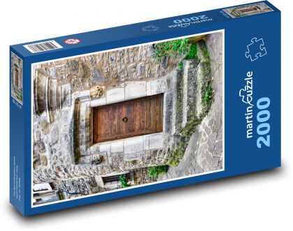 Eingangstür eines mittelalterlichen Hauses - Puzzle - 2000 Teile