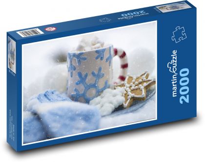 Weihnachtsdekorationen - Puzzle - 2000 Teile