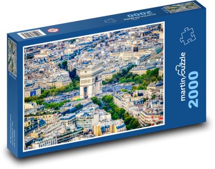 Paříž - Francie - puzzle 2000 dílků