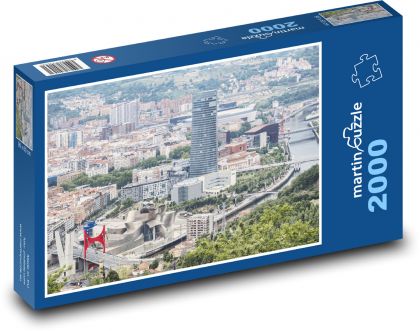 BILBAO - Španielsko - Puzzle 2000 dielikov, rozmer 90x60 cm 
