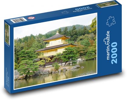 Kinkakuji - Kyoto, Japan - Puzzle 2000 pieces, size 90x60 cm 