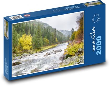 Lochsa - River, Idaho - Puzzle 2000 dielikov, rozmer 90x60 cm 