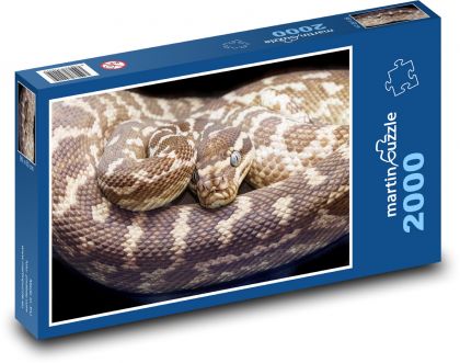 Python - Schlange - Puzzle - 2000 Teile