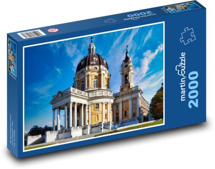 Superga Basilica - Italy, Turin - Puzzle 2000 pieces, size 90x60 cm 