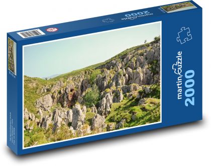 Španielsko - hory - Puzzle 2000 dielikov, rozmer 90x60 cm 