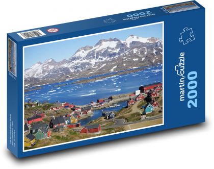 Tasiilaq - Grenlandia - Puzzle 2000 elementów, rozmiar 90x60 cm