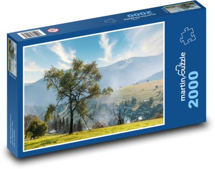 Stromy na louce - Německo - puzzle 2000 dílků