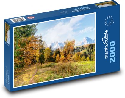 Příroda - krajina - puzzle 2000 dílků