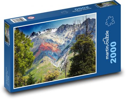 Southern Argentina - mountains - Puzzle 2000 pieces, size 90x60 cm 