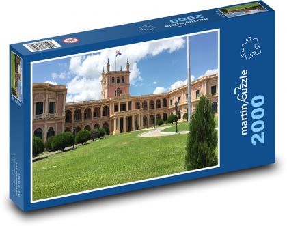 Paragwaj - Pałac Prezydencki - Puzzle 2000 elementów, rozmiar 90x60 cm