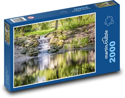 Voda - jazero - Puzzle 2000 dielikov, rozmer 90x60 cm 