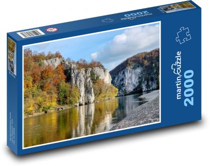 Danube Gorge - Bavaria - Puzzle 2000 pieces, size 90x60 cm 