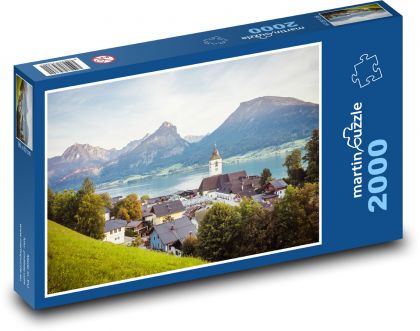 Lake Wolfgangsee - Austria - Puzzle 2000 pieces, size 90x60 cm 