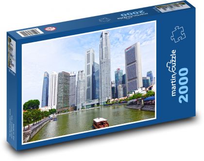 Singapur - Fluss - Puzzle - 2000 Teile