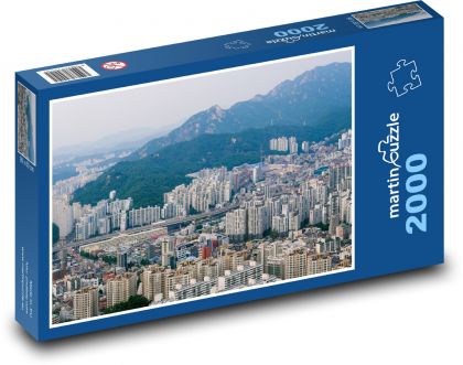 Seoul - South Korea - Puzzle 2000 pieces, size 90x60 cm 