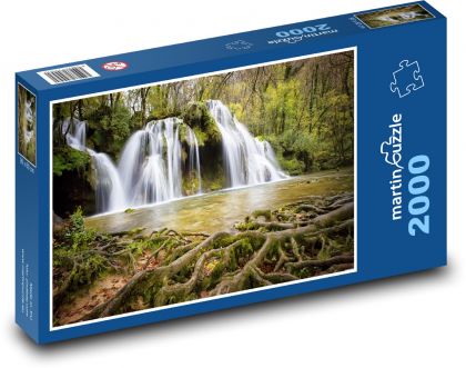 Vodopád - kaskáda - Puzzle 2000 dielikov, rozmer 90x60 cm 