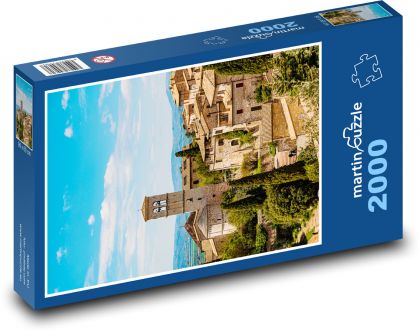 Miasto Asyż - Włochy - Puzzle 2000 elementów, rozmiar 90x60 cm