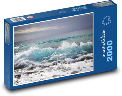 Storm at sea - Puzzle 2000 pieces, size 90x60 cm 