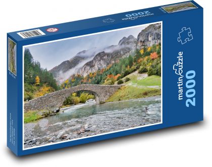 Park Narodowy Ordesa - Hiszpania - Puzzle 2000 elementów, rozmiar 90x60 cm