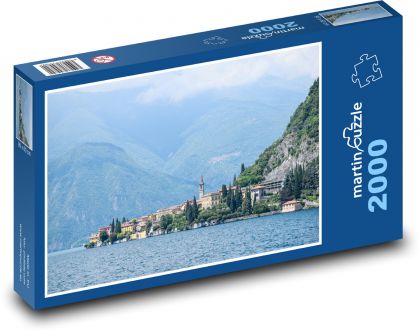 Itálie - Komské jezero - puzzle 2000 dílků