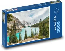 Hory - řeka Puzzle 2000 - 90x60 cm