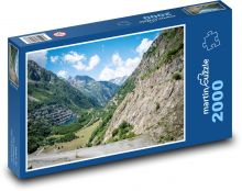 Francouzské alpy Puzzle 2000 - 90x60 cm