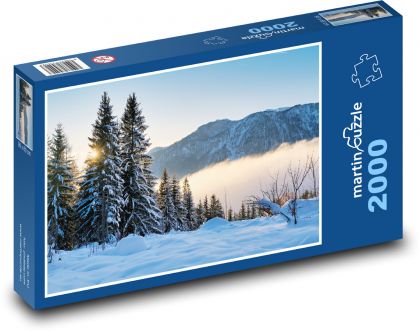 Winter landscape - mountains - Puzzle 2000 pieces, size 90x60 cm 