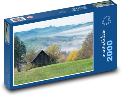 Landscape - nature, hay - Puzzle 2000 pieces, size 90x60 cm 