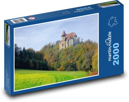 Hrad - podzim - puzzle 2000 dílků