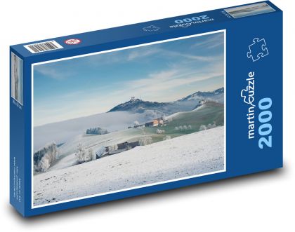 Winterlandschaft - Berge - Puzzle - 2000 Teile