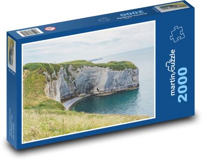 France - Etretat coast - Puzzle 2000 pieces, size 90x60 cm 