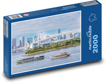 Tokio - panoráma města - puzzle 2000 dílků
