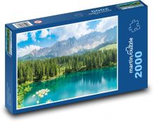 Dolomites, lake Puzzle 2000 pieces - 90 x 60 cm