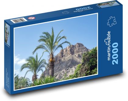 Palmen - Berge - Puzzle - 2000 Teile